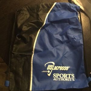 NWOT Sports Authority US Lacrosse drawstring ba…